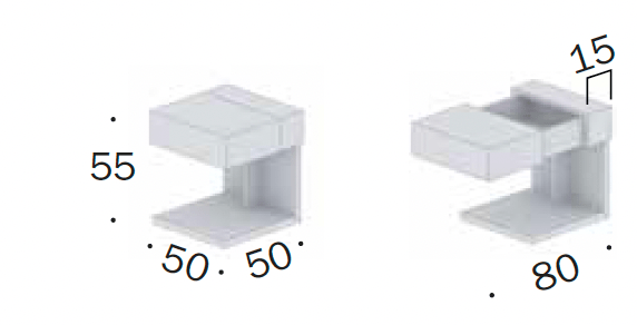 PHILIP - Bedside Table - Schweizer Wohnkonzept