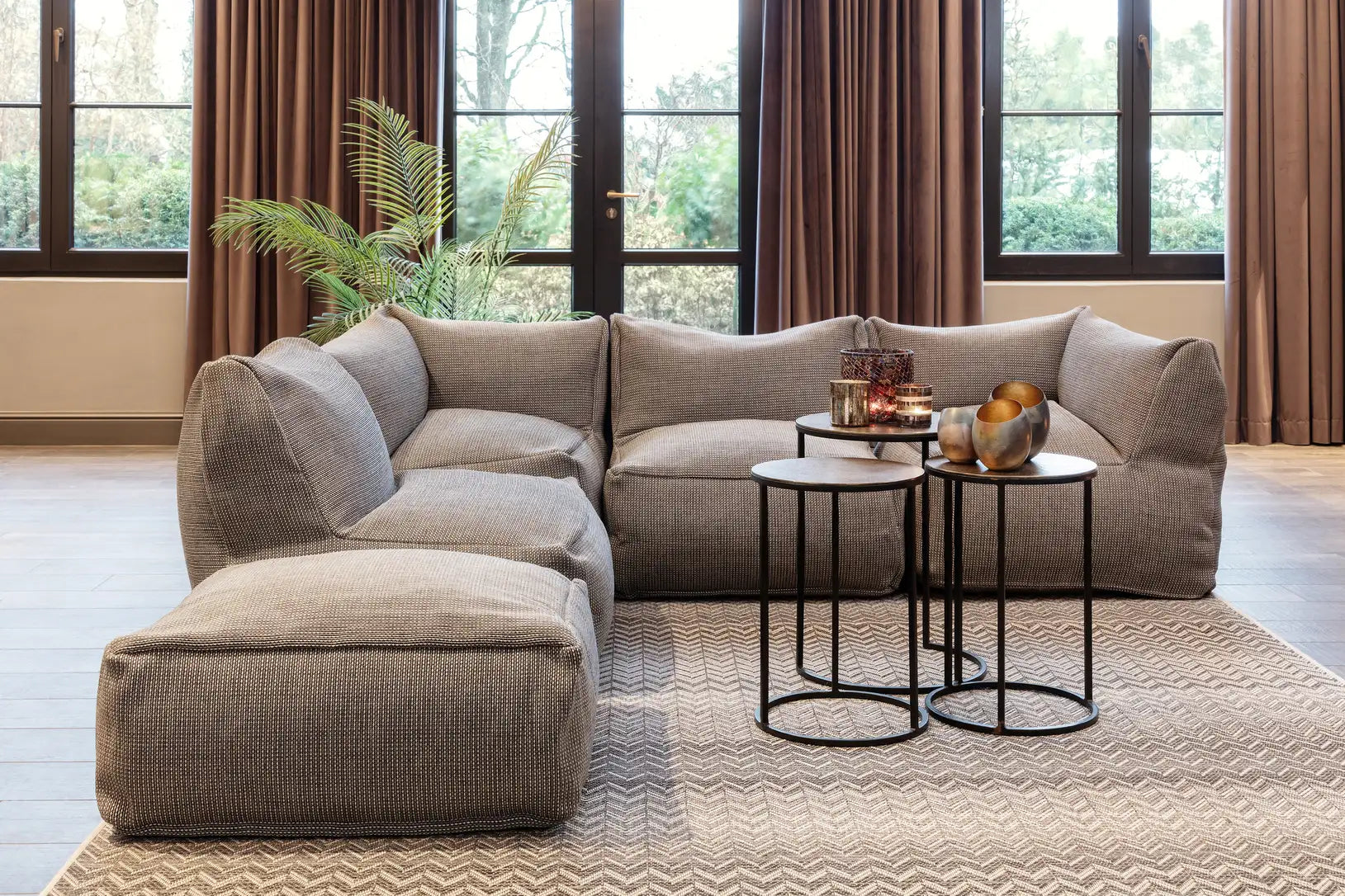 DOTTY Connect – Lounge Duo + Poufs - Schweizer Wohnkonzept