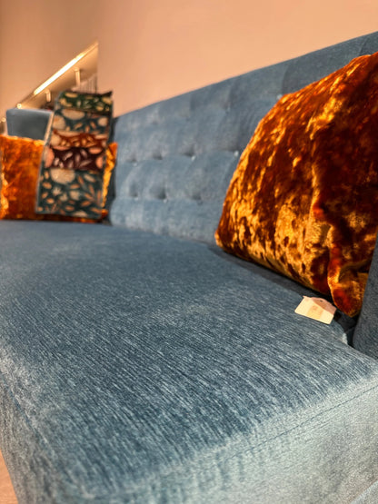 BW Bielefelder Werkstätten POLO PETITE Dining Bench - Blue - Showroom Piece - Schweizer Wohnkonzept