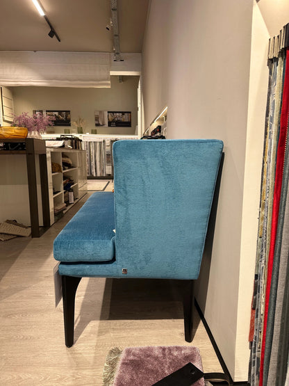 BW Bielefelder Werkstätten POLO PETITE Dining Bench - Blue - Showroom Piece - Schweizer Wohnkonzept
