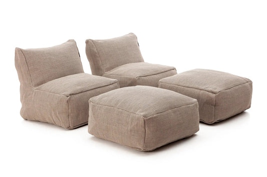 DOTTY Connect – Lounge Duo + Poufs - Schweizer Wohnkonzept