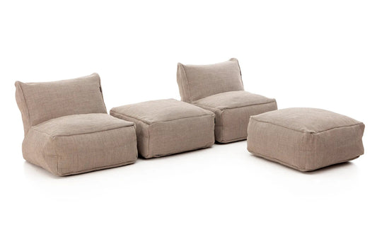DOTTY Connect – Lounge Duo + Poufs - Schweizer Wohnkonzept