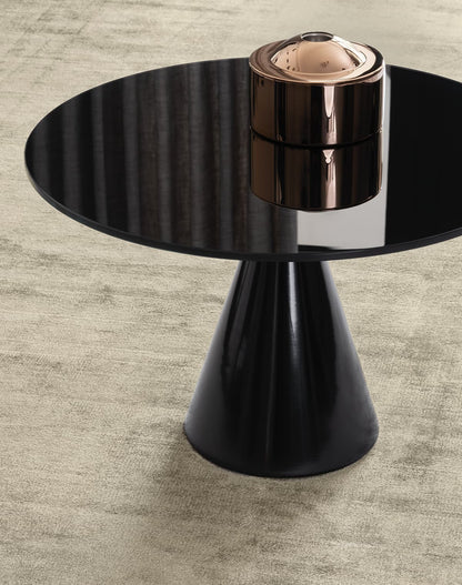 ipdesign ROXY Side & Coffee Table - Jet Black - Showroom Piece - Schweizer Wohnkonzept
