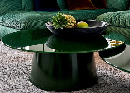ipdesign ROXY Side & Coffee Table - Jet Black - Showroom Piece - Schweizer Wohnkonzept