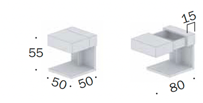 PHILIP - Bedside Table - Schweizer Wohnkonzept